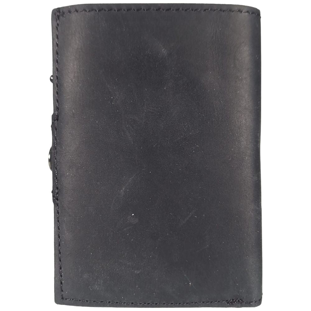 Portacarte safe magnetic nero con custodia in pelle nera - Sei♥G