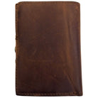 Portacarte safe magnetic silver con custodia in pelle marrone - Sei♥G
