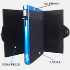 Portacarte safe magnetic royal con custodia in pelle nera - Sei♥G