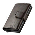 Portafoglio uomo portacarte marrone blocco RFID - Sei♥G