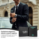 Portafoglio uomo slim nero coin portacarte RFID - Sei♥G
