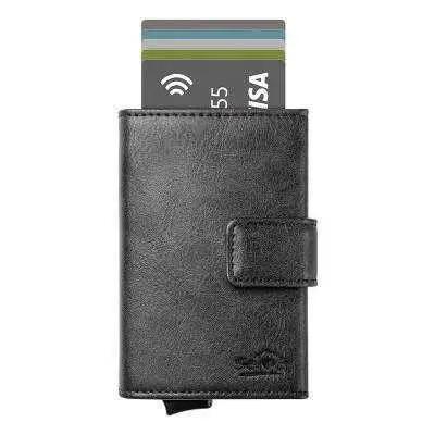 Portafoglio uomo portacarte nero blocco RFID - Sei♥G